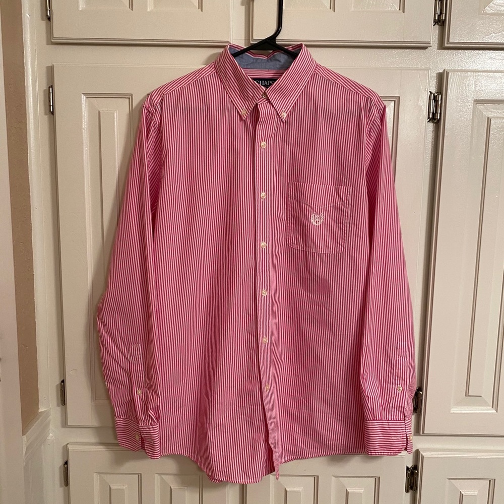 Chaps Button Down Oxford Shirt - image 1
